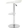 Safavieh Home Collection Kemonti White Adjustable Swivel Gas Lift 22.4-30.9-inch Bar Stool(White)