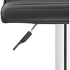 Safavieh Home Collection Kemonti White Adjustable Swivel Gas Lift 22.4-30.9-inch Bar Stool(black)