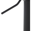 Safavieh Home Collection Kynlee Grey Faux Leather/Black Gas Lift Adjustable Height Bar Stool(Grey/Black)