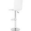 Safavieh Home Collection Magda White Adjustable Swivel Gas Lift 23.2-29.5-inch Bar Stool(White)