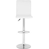 Safavieh Home Collection Magda White Adjustable Swivel Gas Lift 23.2-29.5-inch Bar Stool(White)