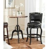 Safavieh Home Collection Pasquale Walnut 29-inch Bar Stool(Black)