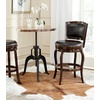Safavieh Home Collection Pasquale Walnut 29-inch Bar Stool(Espresso/Brown)