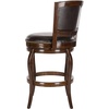 Safavieh Home Collection Pasquale Walnut 29-inch Bar Stool(Espresso/Brown)