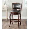 Safavieh Home Collection Pasquale Walnut 29-inch Bar Stool(Sierra/Brown)