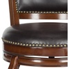 Safavieh Home Collection Pasquale Walnut 29-inch Bar Stool(Walnut/Brown)