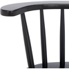 Safavieh Home Collection Ray Farmhouse Black Spindle Solid Wood 25-inch Swivel Counter Stool(Black)