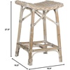 Safavieh Home Collection Rayna Natural Washed Wicker Barstool