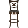 Safavieh Home Collection Santino Sierra Brown 29-inch Bar Stool(Espresso/Brown)