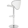 Safavieh Home Collection Shambi White Adjustable Swivel Gas Lift 24-30.1-inch Bar Stool(White)