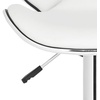 Safavieh Home Collection Shambi White Adjustable Swivel Gas Lift 24-30.1-inch Bar Stool(White)