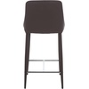 Safavieh Home Collection Summerset Mid-Century Modern White Counter Stool(Brown)