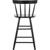 Safavieh Home Collection Tally Farmhouse Black Spindle Solid Wood 25-inch Counter Stool(Black)