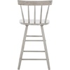 Safavieh Home Collection Tally Farmhouse Black Spindle Solid Wood 25-inch Counter Stool(Grey)