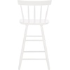 Safavieh Home Collection Tally Farmhouse Black Spindle Solid Wood 25-inch Counter Stool(White)