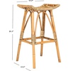 Safavieh Leda Bar Stool Brown(Brown)