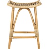 Safavieh Leda Counter Stool White/Grey(Brown)