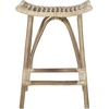 Safavieh Leda Counter Stool White/Grey(White / Grey)