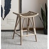 Safavieh Leda Counter Stool White/Grey(White / Grey)