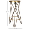 Safavieh Lorna Bar Stool, Beige/Gold(Beige / Gold)