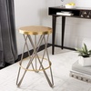 Safavieh Lorna Counter Bar Stool, Black/Gold(Beige / Gold)