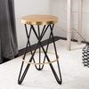 Safavieh Lorna Counter Bar Stool, Black/Gold(Black / Gold)