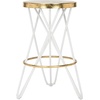 Safavieh Lorna Counter Bar Stool, Black/Gold(White / Gold)