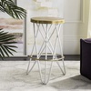 Safavieh Lorna Counter Bar Stool, Black/Gold(White / Gold)