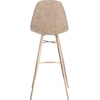 Safavieh Mathison Bar Stool, Taupe/Copper(Brown / Copper)