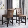 Safavieh Taylor Counter Stool, Brown/Espresso(Brown / Espresso)