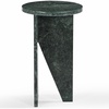 SAFAVIEH Couture Collection Devlin Black Marble Drink Table (Fully Assembled)(Green)