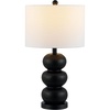 SAFAVIEH Lighting Collection Ioanna Black 19-inch Table Lamp (LED Bulb Included)