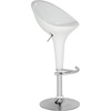 Safavieh Home Collection Zorab White Adjustable Swivel Gas Lift 23.6-32.5-inch Bar Stool