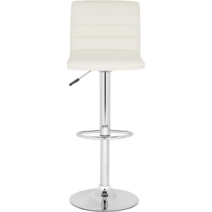 Safavieh Home Collection Arissa Black Adjustable Swivel Gas Lift 23.8-29.9-inch Bar Stool(White)