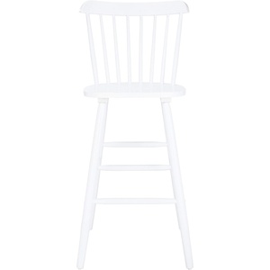 Safavieh Home Collection Galena Spindle Back Natural Bar 30-inch Stool (Set of 2)(White)