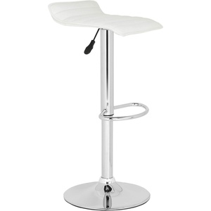 Safavieh Home Collection Kemonti White Adjustable Swivel Gas Lift 22.4-30.9-inch Bar Stool(White)