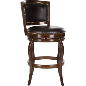 Safavieh Home Collection Pasquale Walnut 29-inch Bar Stool(Espresso/Brown)