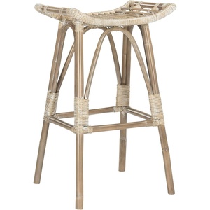 Safavieh Leda Bar Stool Brown(White / Grey)