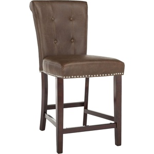 Safavieh Taylor Counter Stool, Brown/Espresso(Brown / Espresso)