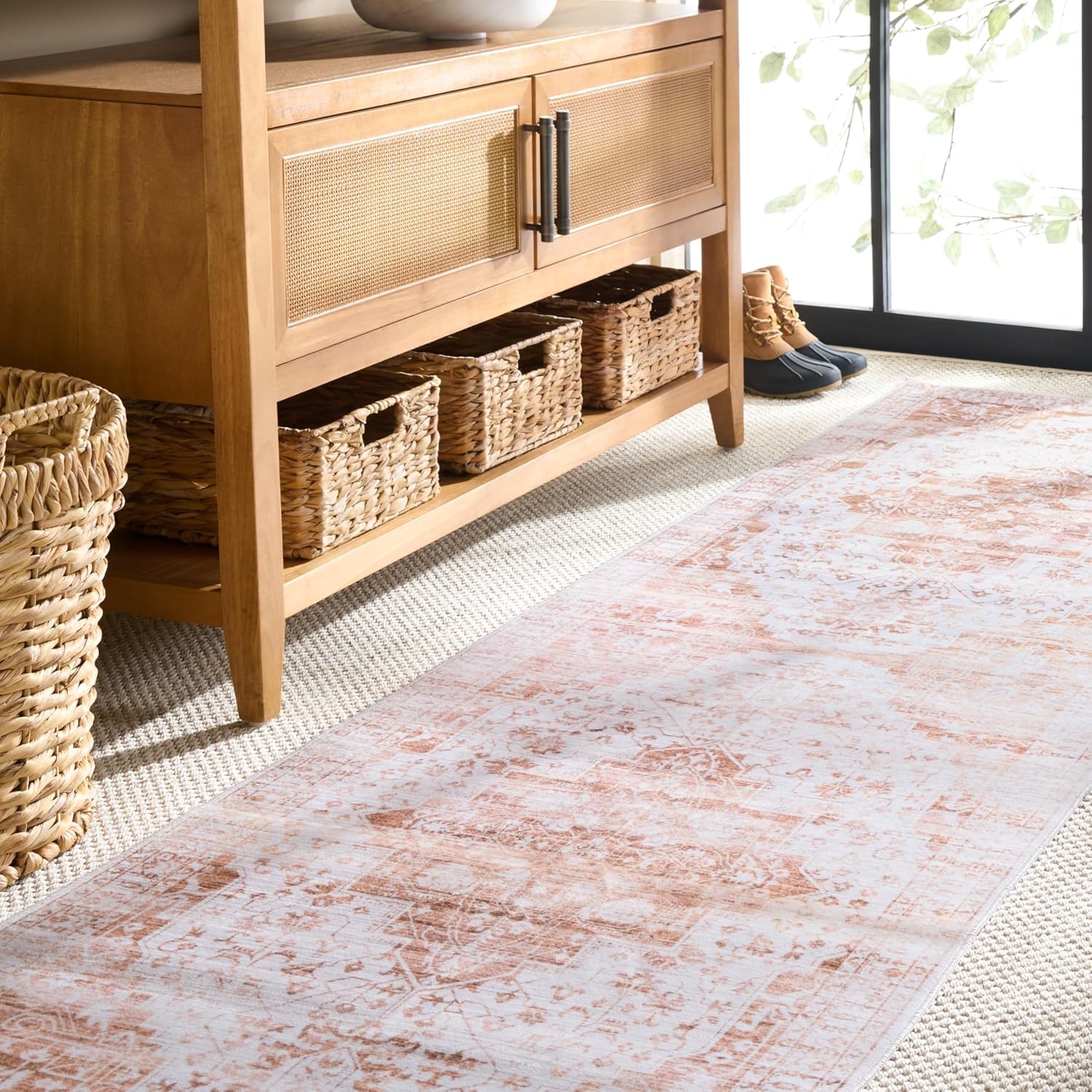 image:imageMartha Stewart x SAFAVIEH Machine Washable Area Rug Collection 5 x 7 Beige amp Gold Slip Resistant amp Easy Cleaning Ideal for Ideal for Living Room Bedroom Dining Space MSRW127BBeigeGold