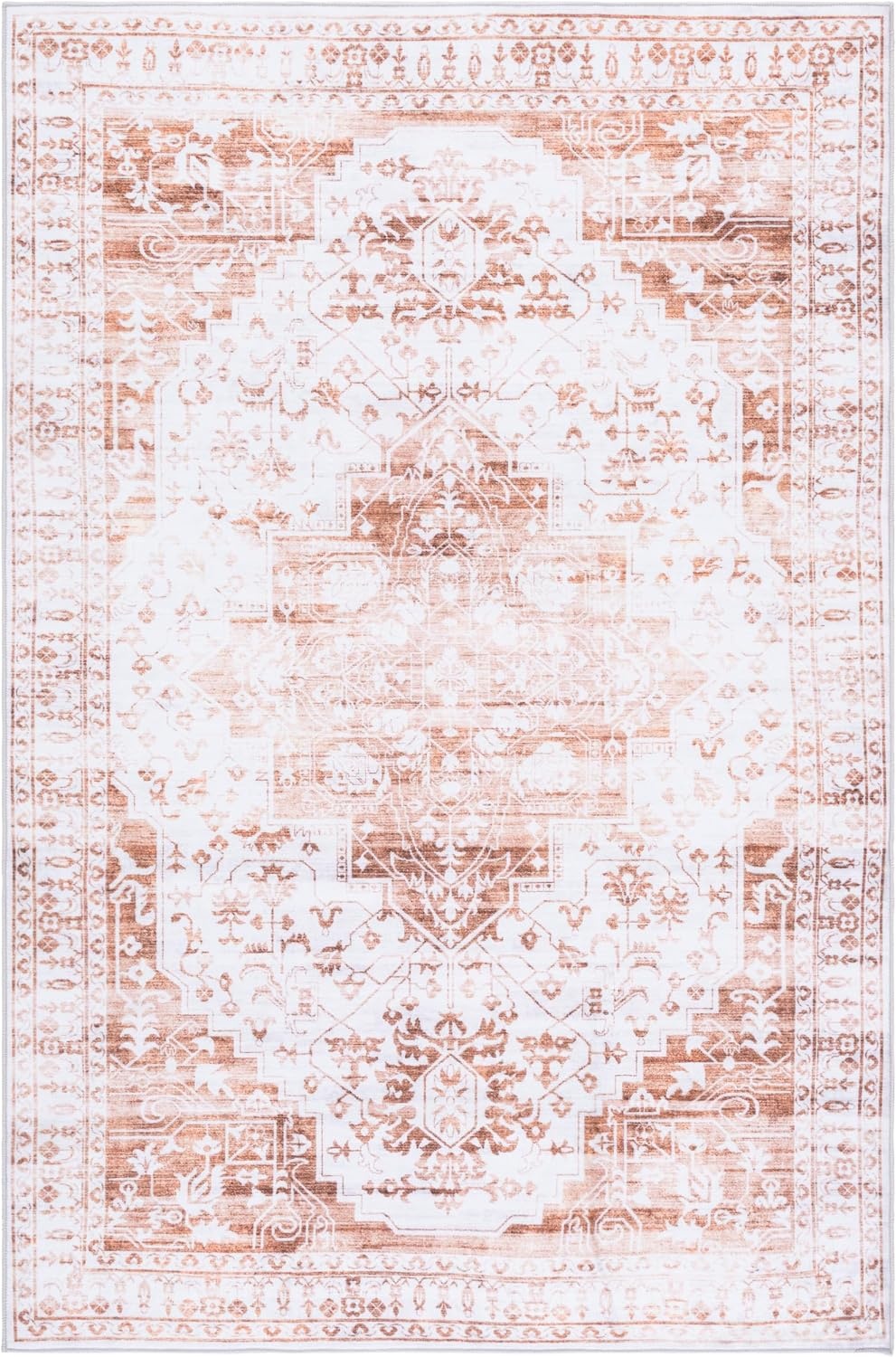 image:imageMartha Stewart x SAFAVIEH Machine Washable Area Rug Collection 5 x 7 Beige amp Gold Slip Resistant amp Easy Cleaning Ideal for Ideal for Living Room Bedroom Dining Space MSRW127BBeigeGold