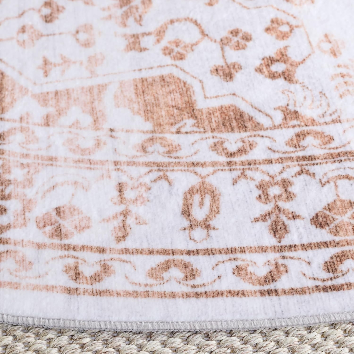 image:imageMartha Stewart x SAFAVIEH Machine Washable Area Rug Collection 5 x 7 Beige amp Gold Slip Resistant amp Easy Cleaning Ideal for Ideal for Living Room Bedroom Dining Space MSRW127BBeigeGold
