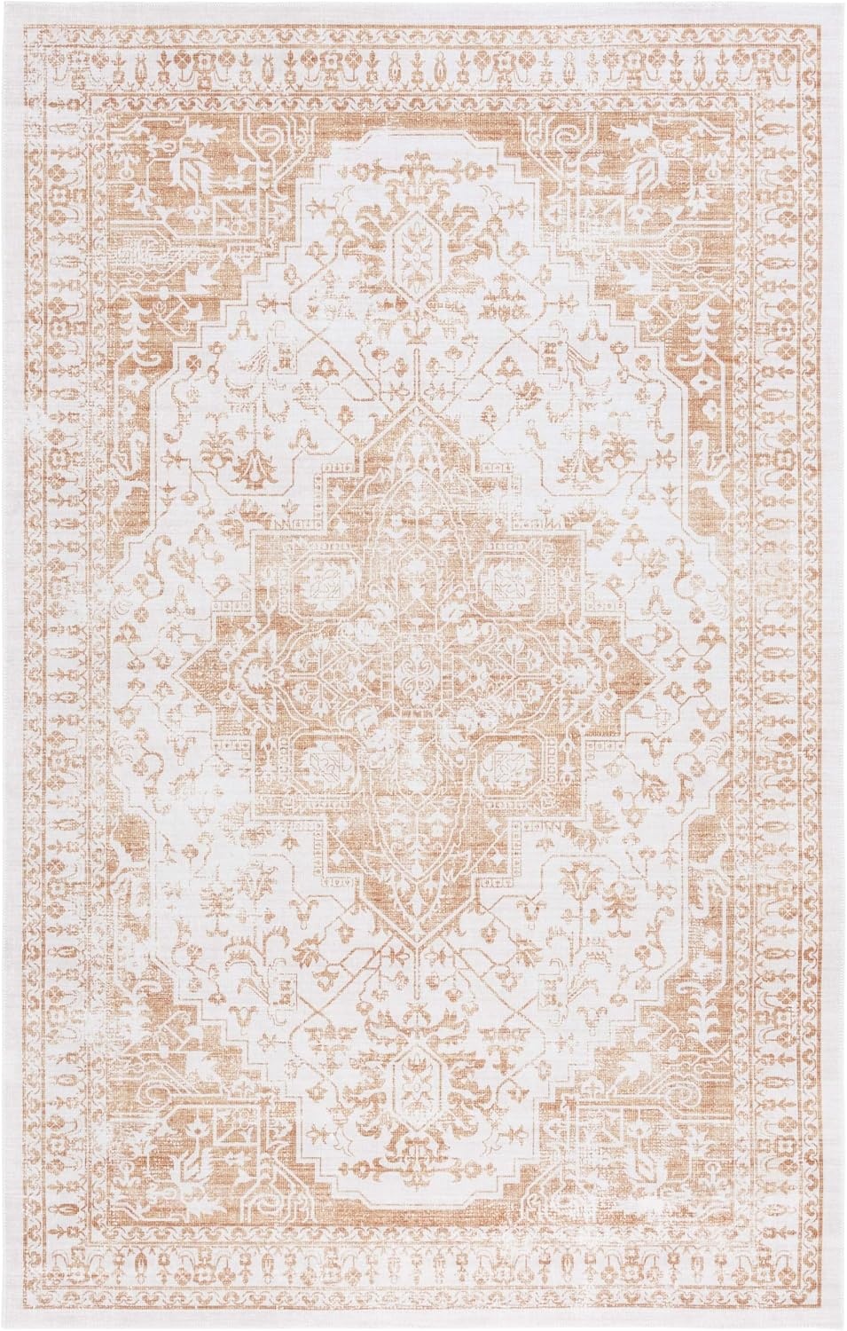 image:imageMartha Stewart x SAFAVIEH Machine Washable Area Rug Collection 5 x 7 Beige amp Gold Slip Resistant amp Easy Cleaning Ideal for Ideal for Living Room Bedroom Dining Space MSRW127BBeigeGold