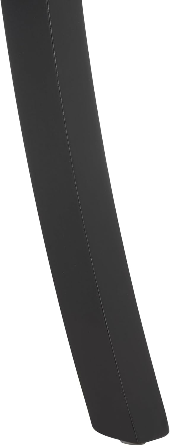 image:imageSAFAVIEH Furniture Mumbai 29Inch Bar Stool Grey Linen Seat amp Black Legs Solid Wood with Nailhead Trim Ideal for Kitchen Dining Room Bar Seating BST5606BGreyBlack
