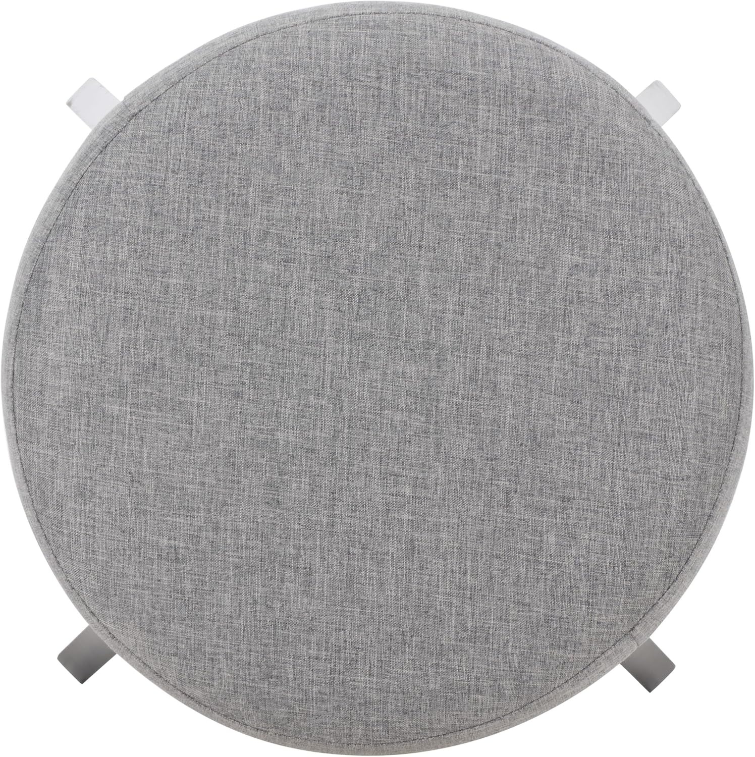 image:imageSAFAVIEH Furniture Mumbai 29Inch Bar Stool Grey Linen Seat amp Black Legs Solid Wood with Nailhead Trim Ideal for Kitchen Dining Room Bar Seating BST5606BGreyBlack