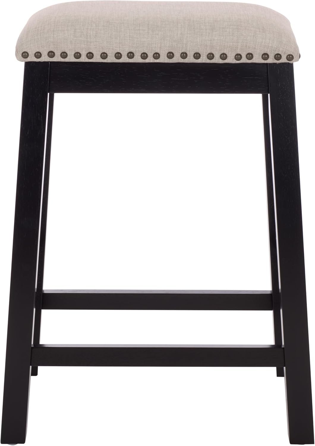image:imageSAFAVIEH Home Collection Aero White 25inch Counter Stool Set of 2GreyBlack