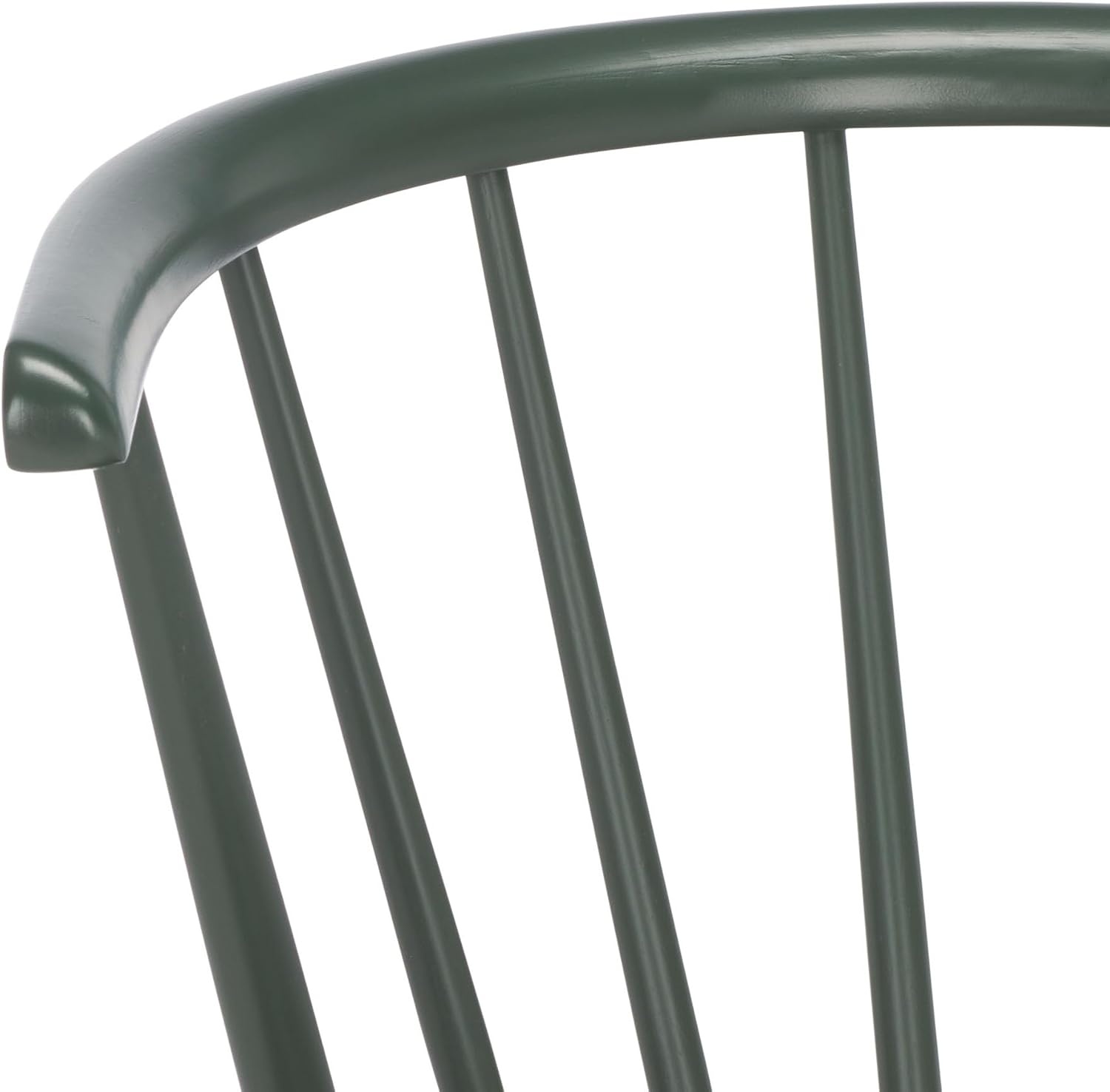 image:imageSAFAVIEH Home Collection Blanchard Farmhouse NaturalWhite Solid Wood Windsor Spindle 29inch Seat Height Bar Stool Set of 2Garden Green