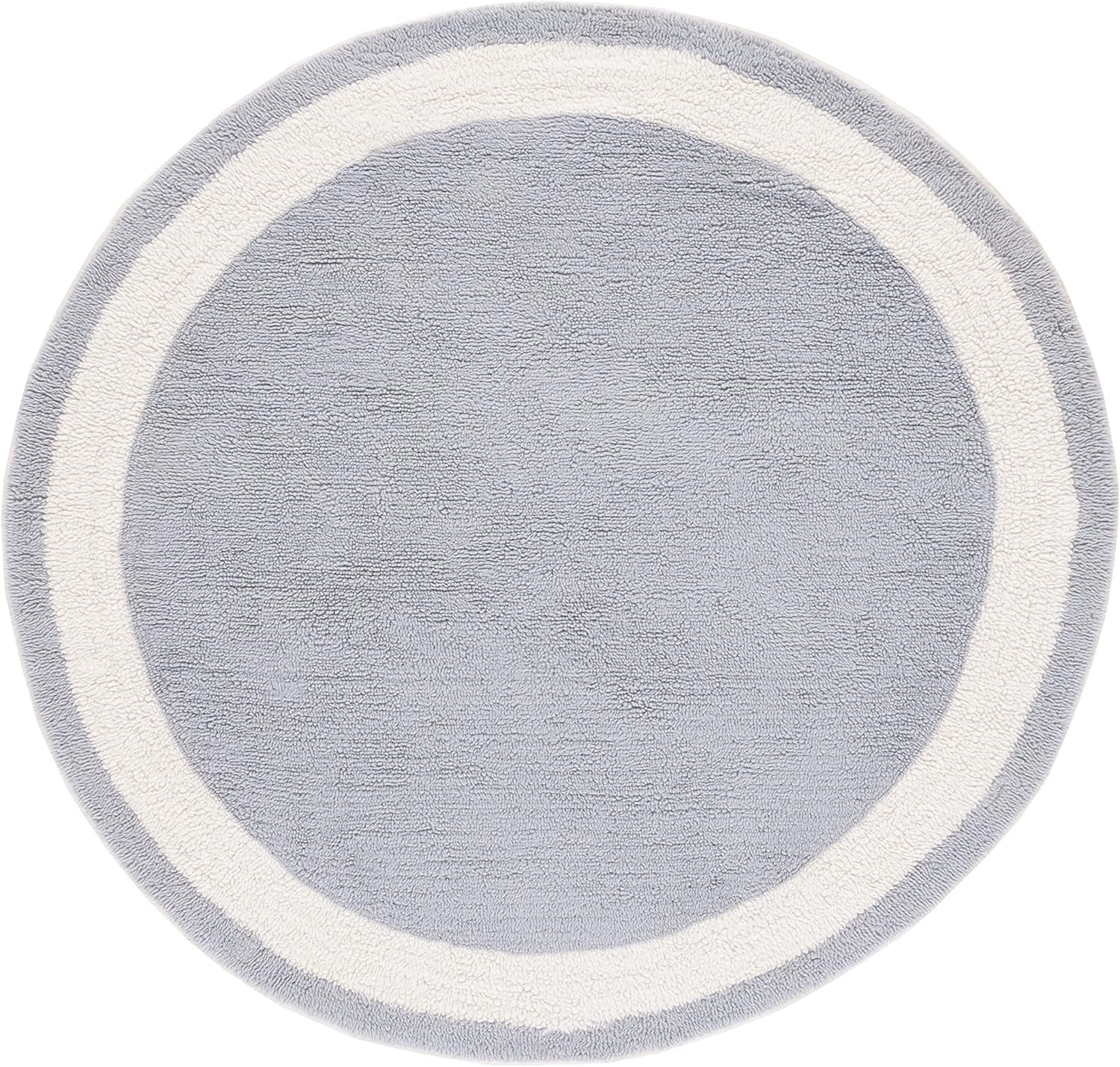 image:imageSAFAVIEH Vermont Collection 6 Round GreyIvory VRM477F Handmade Machine Washable Premium New Zealand Wool Entryway Foyer Living Room Bedroom Kitchen Area RugGreyIvory