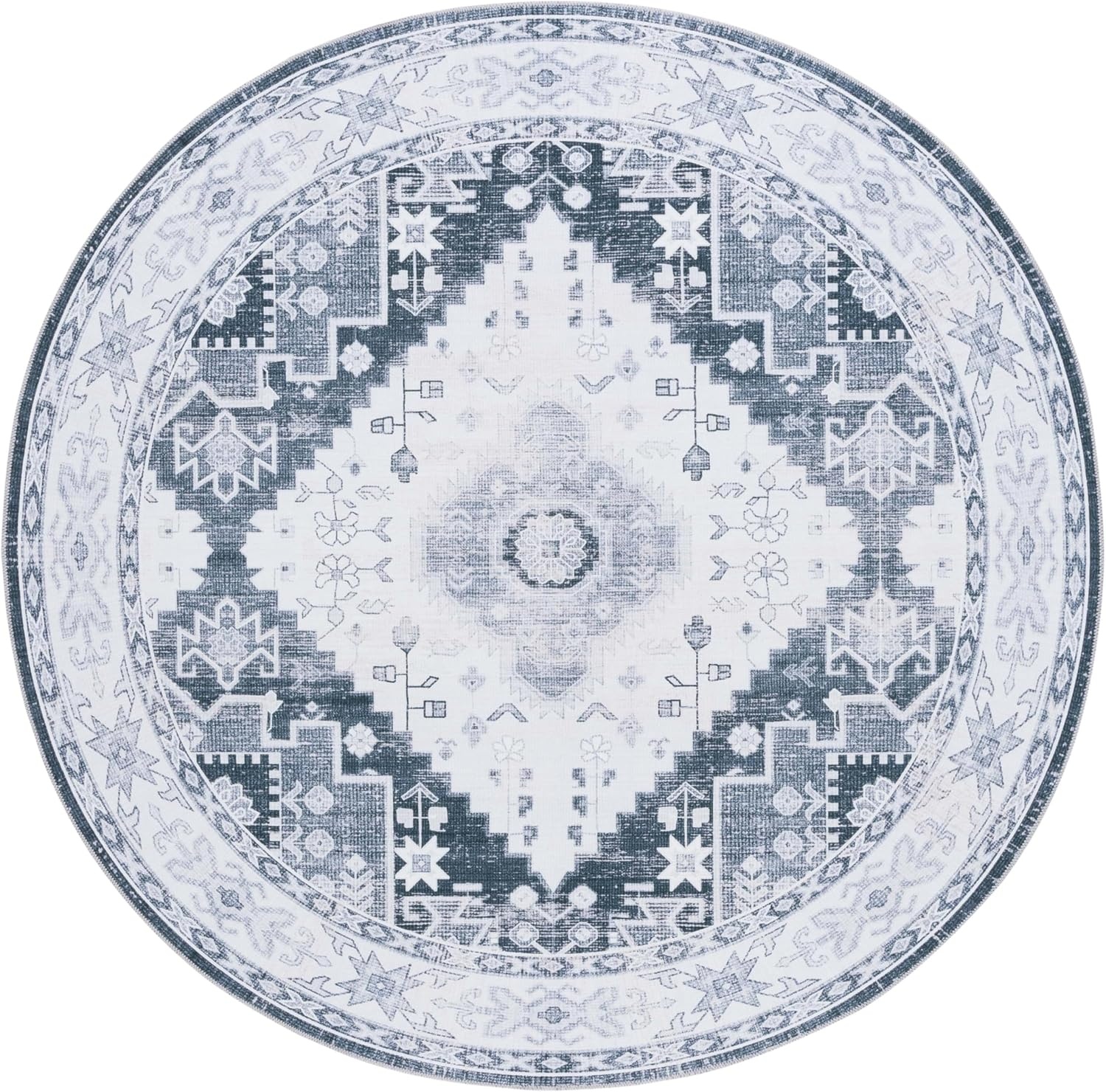 image:imageSAFAVIEH Washable Rug Arizona Collection 5 x 8 Grey Green amp Ivory Slip Resistant amp Easy to Clean Ideal for Living Room Bedroom Home Office Dining Space ARZ107FGrey GreenIvory