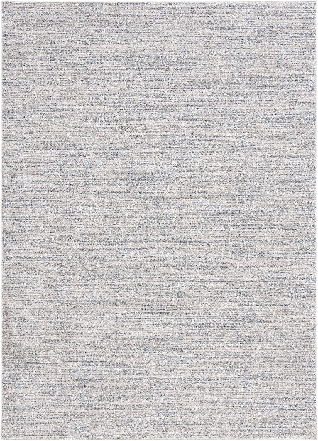 image:imageSAFAVIEH Washable Rug Dune Collection 53 x 76 Grey amp Grey Slip Resistant amp Easy to Clean Ideal for Living Room Bedroom Home Office Dining Space DUN420FBlueGrey